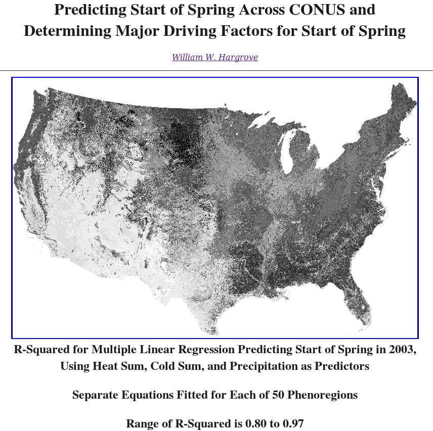Predicting Start of Spring Across CONUS and Determining Major Driving Factors for Start of Spring
